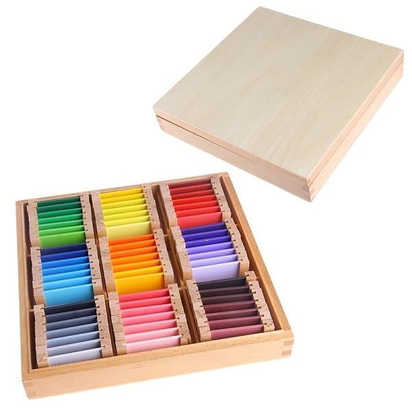 boite de couleur jouets montessori