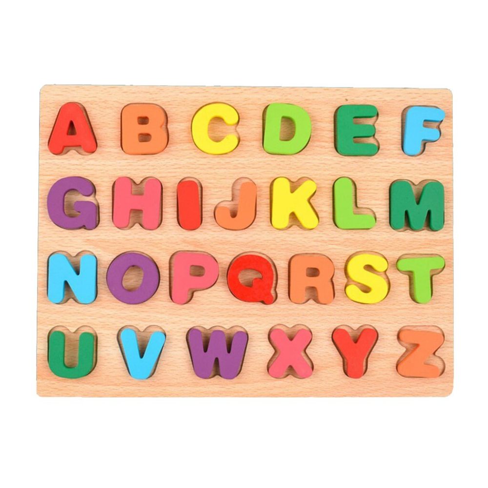 Alphabet Montessori puzzle des lettres jouets Montessori