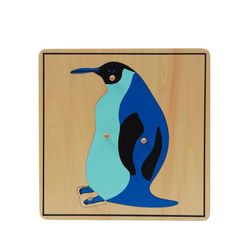 puzzle montessori animaux puzzle pinguin