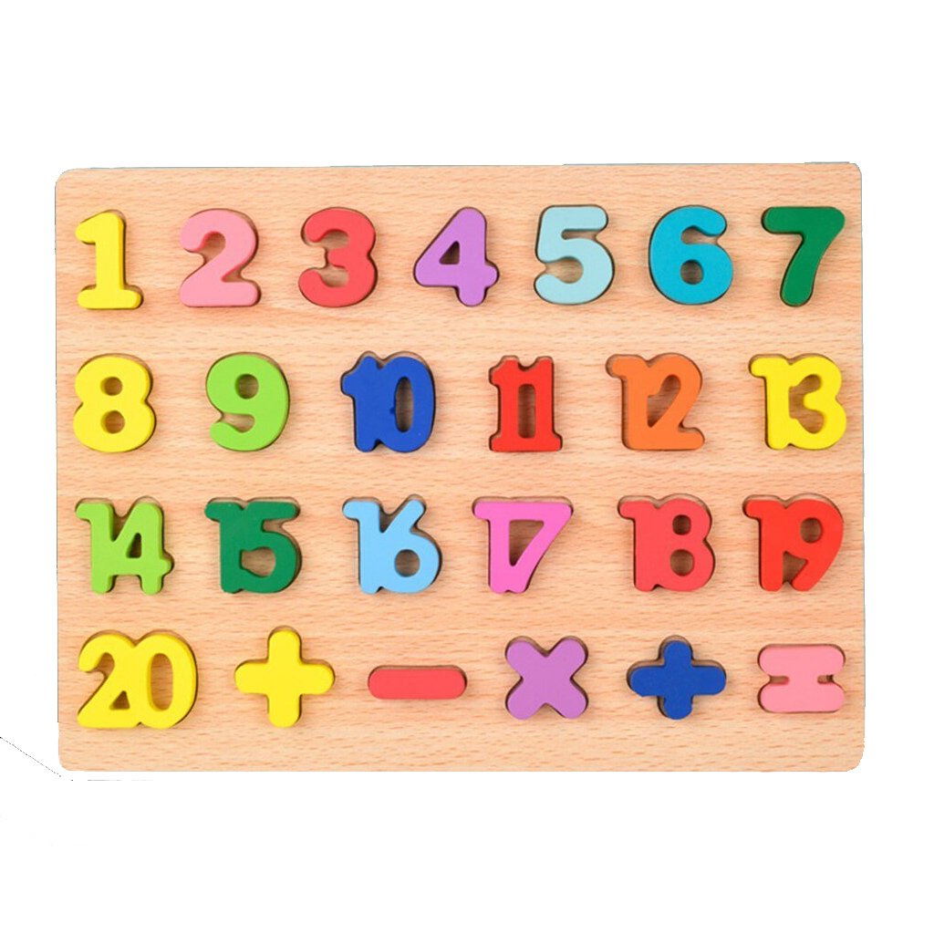 puzzle montessori des chiffres jouets montessori