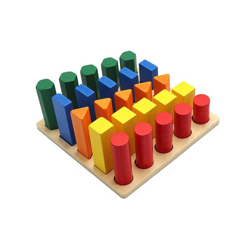 jeu des formes et des couleurs jouets montessori