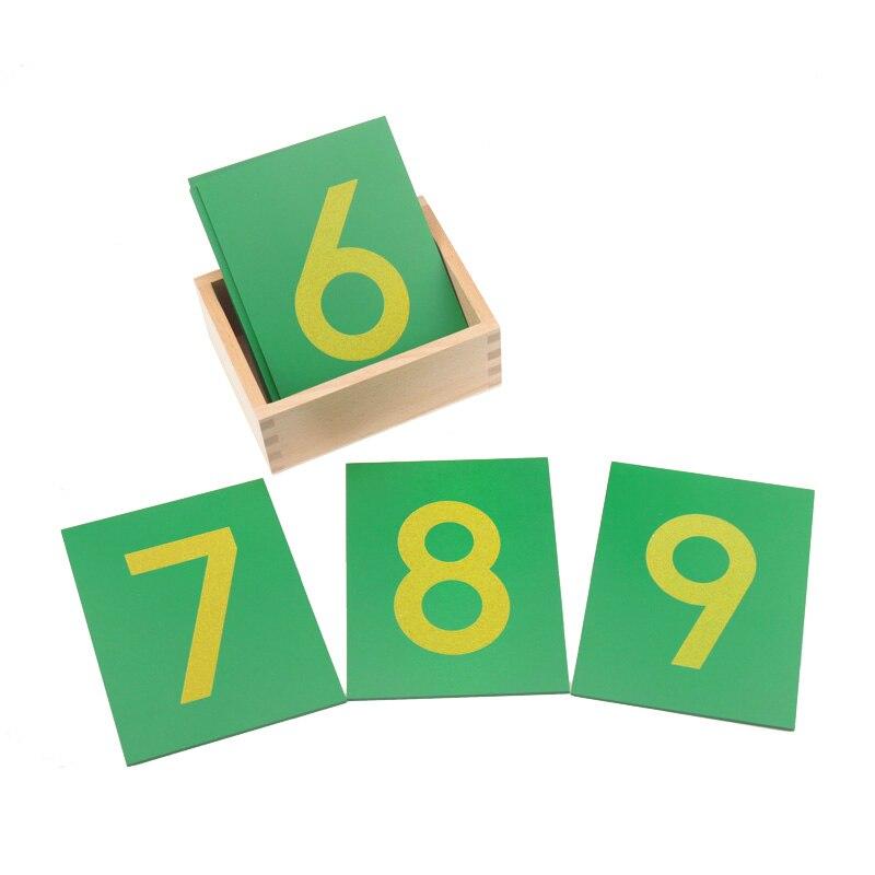 chiffres rugueux Montessori