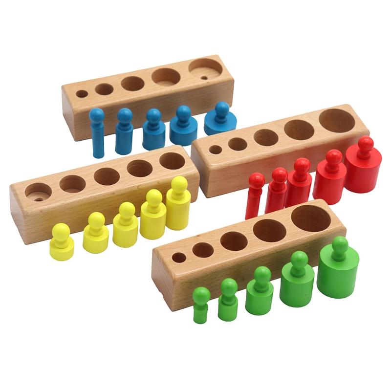 bloc cylindre montessori jouets montessori