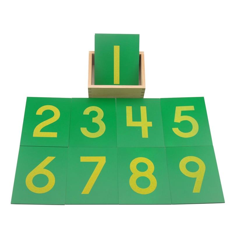 chiffres rugueux activité montessori jouets montessori