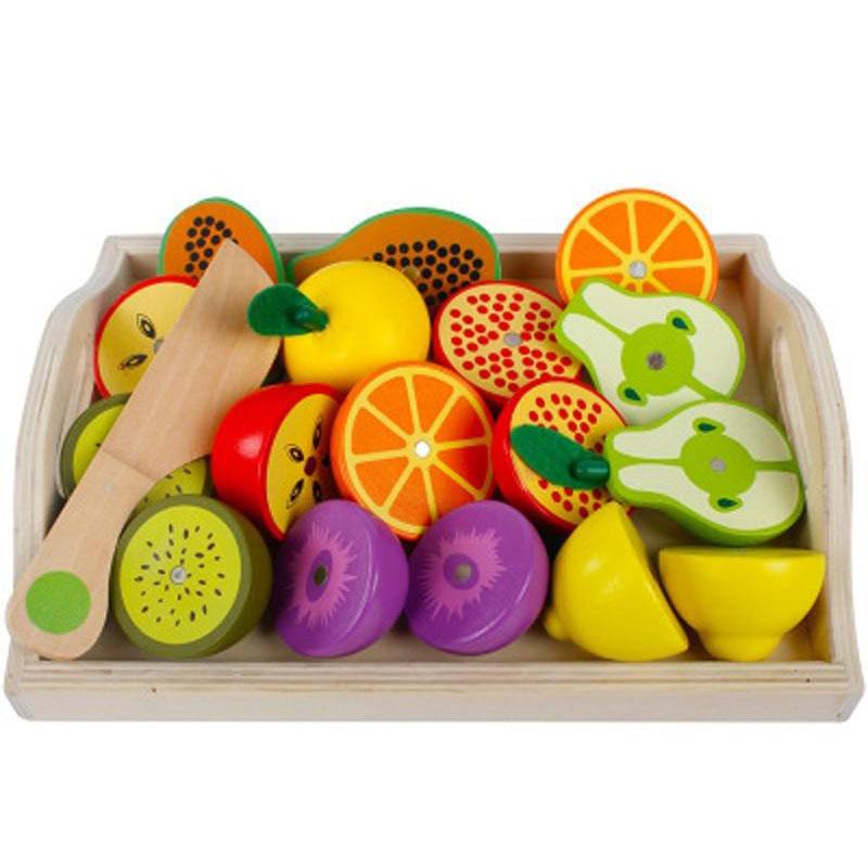 fruits à découper vie pratique jouets montessori