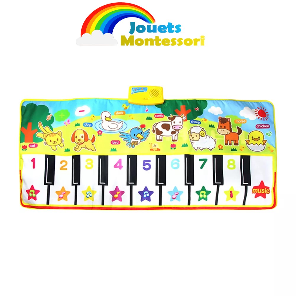 Tapis d'éveil Montessori piano musical