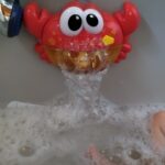 Jouet bain montessori Crabe à bulles photo review