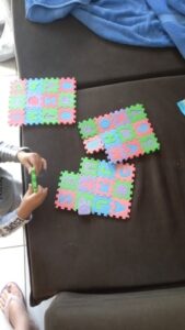 Tapies d'éveil Montessori puzzle en mousse photo review