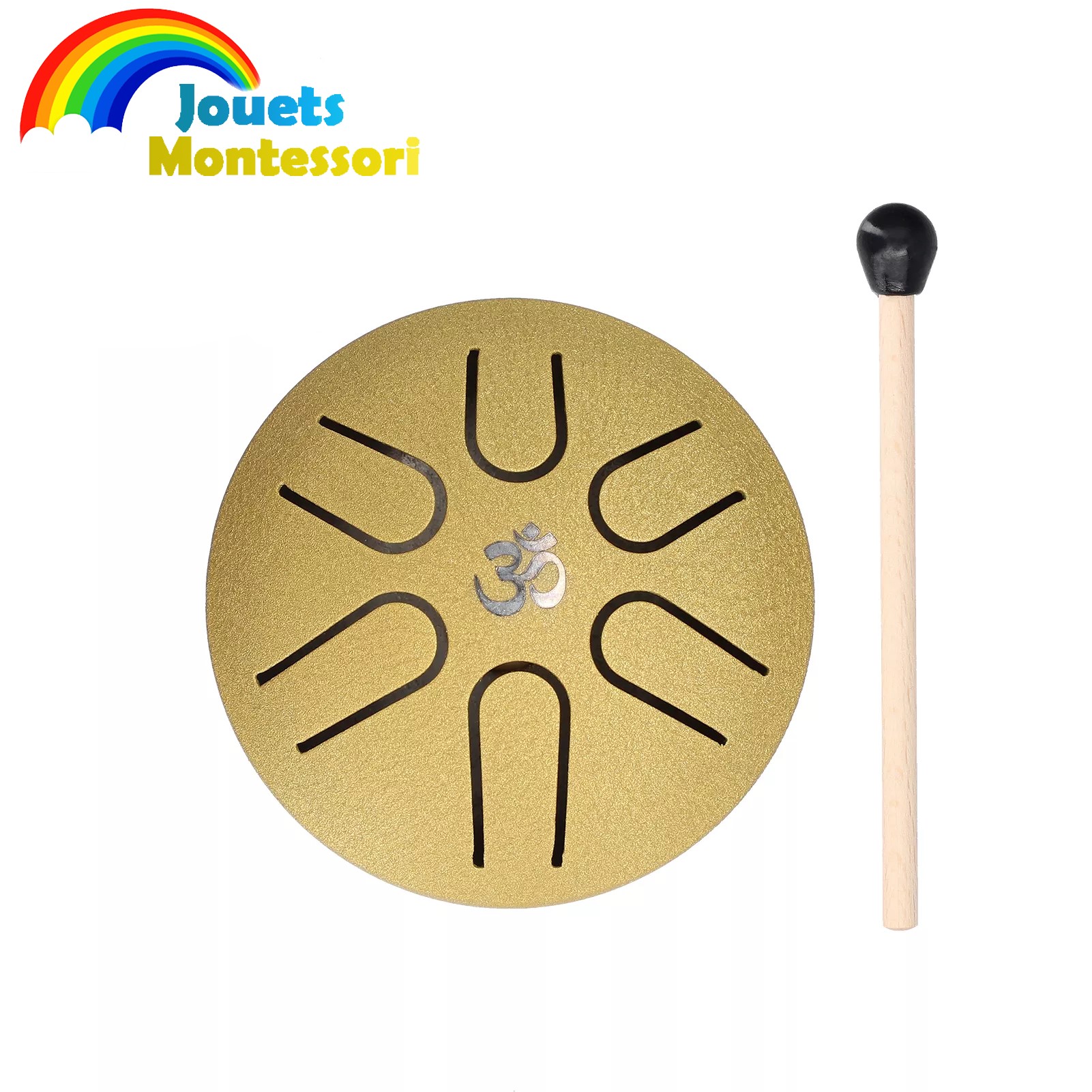 Tambourin enfant : Instrument a percussion - Jouet Montessori