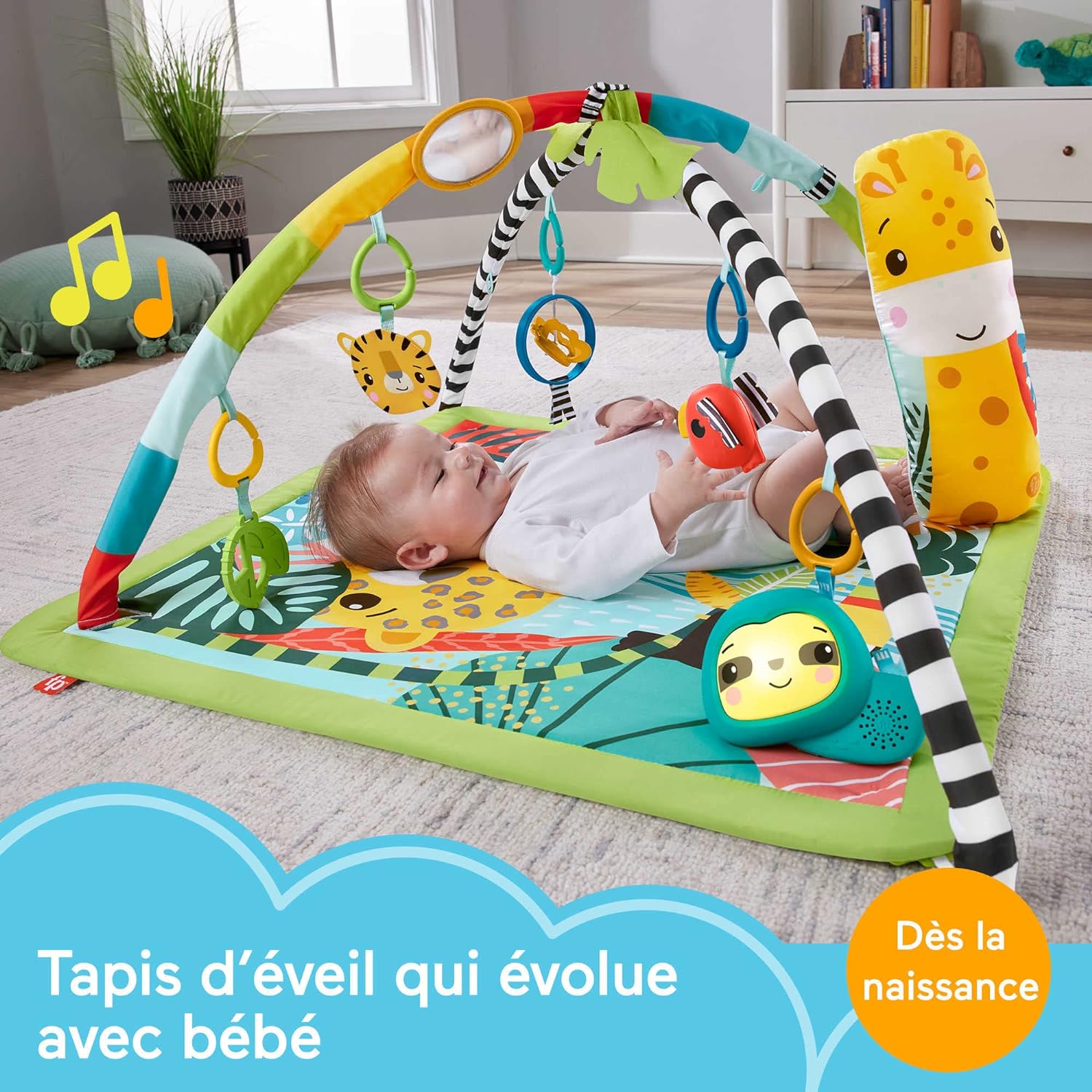 Tapis de jeu Montessori, éveil & motricité bébé