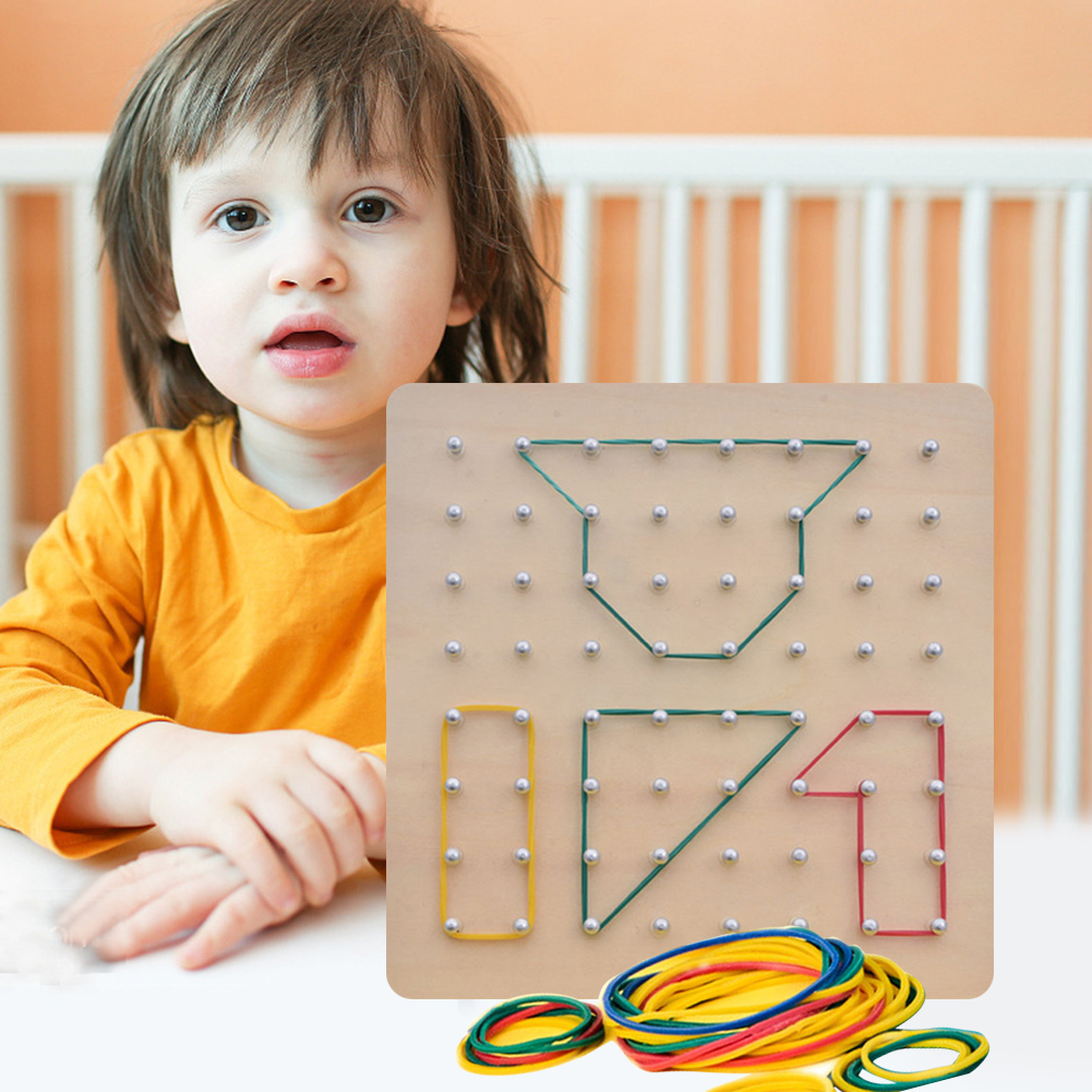 Planche De Puzzle Cloué Pour Enfants En Bois, Jouets De Puzzle À