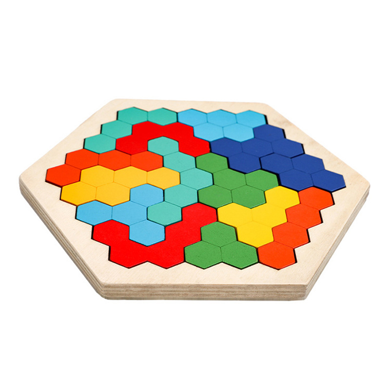 Acheter Puzzle 3D Montessori en bois pour enfants de 2 à 5 ans