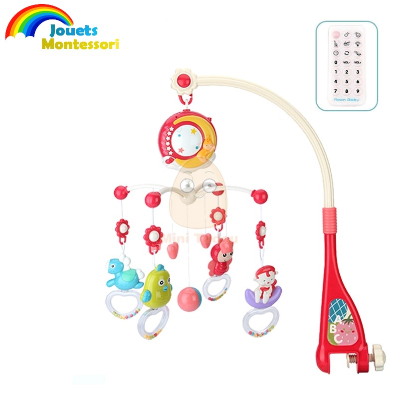 Hochet Dolio Montessori pour bébé 4-7mois - Stimule la coordination  main-œil et les réflexes de