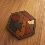 jeu montessori puzzle 3D en bois coloré photo review