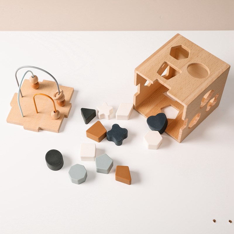 LZDMY Cube d'activité Bébé 8&1 Cube Activite de Motricité en Bois, Jeux  Montessori Enfant 1 2 3 4 5 Ans, Cube d'Éveil Éducatifs, Jouet Éveil  Montessori Garcon Fille 10-36 Mois, avec Xylophone
