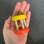 Jeux Montessori hochet coloré en bois photo review