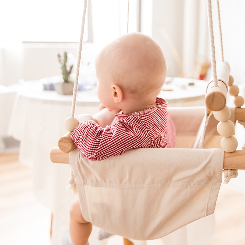 Jeux Montessori balançoire chaise bébé