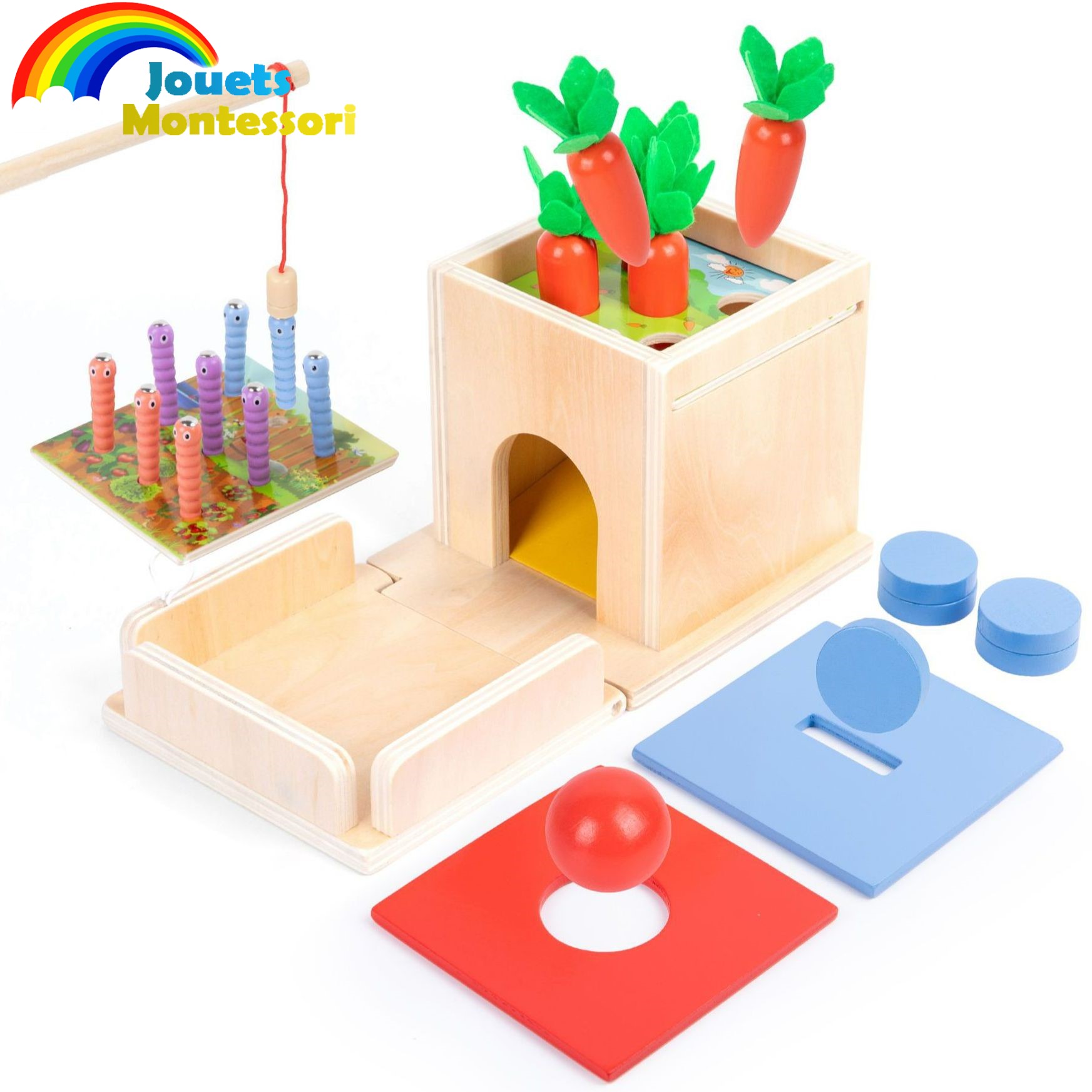 L'éveil des formes et des chiffres - Jeux Montessori - Couleur Garden