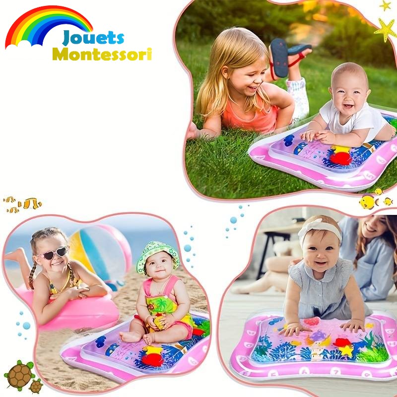 Tapis d'eau bébé, tapis de jeu d'eau sans Bpa, jouets pour bébé 3
