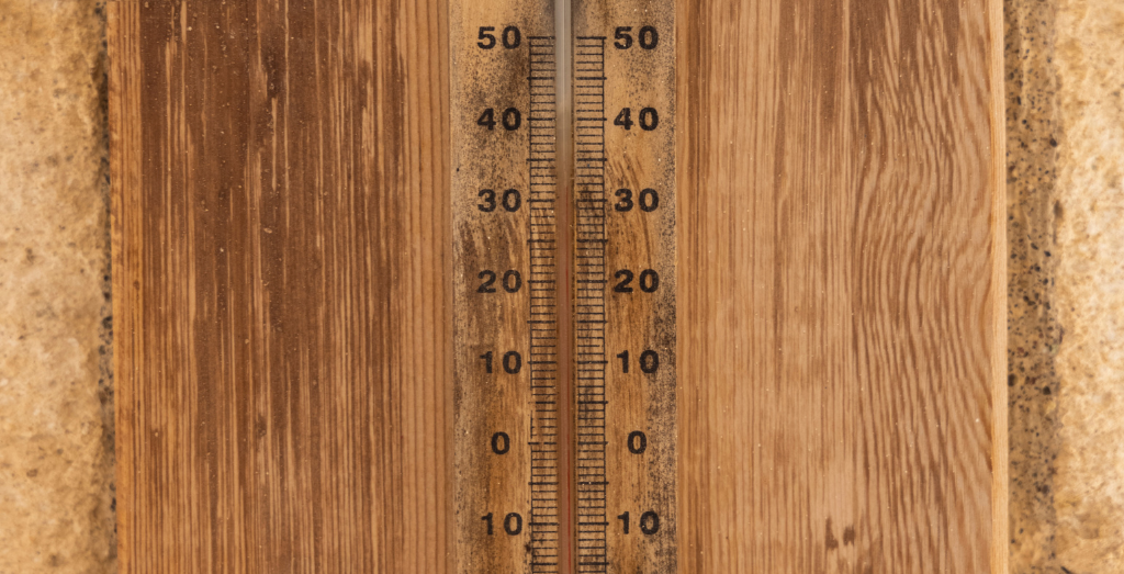Thermomètre de jardin