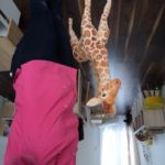 Grande girafe peluche