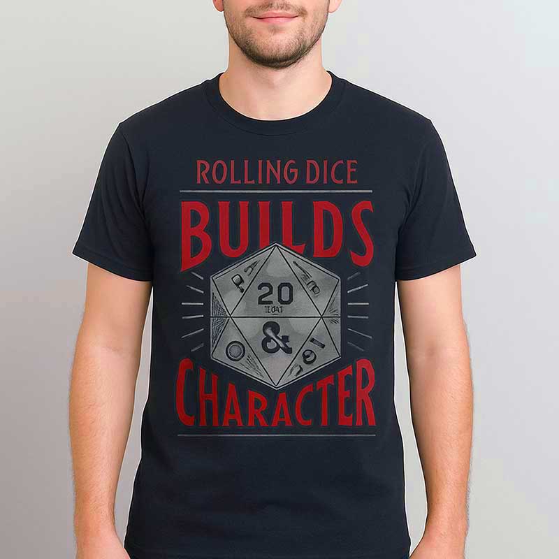Tshirt JDR création personnage