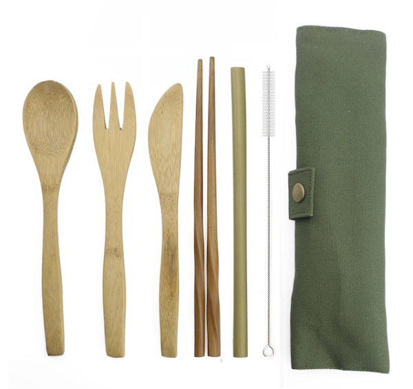 Kit couvert bambou - New Kitchen Pop