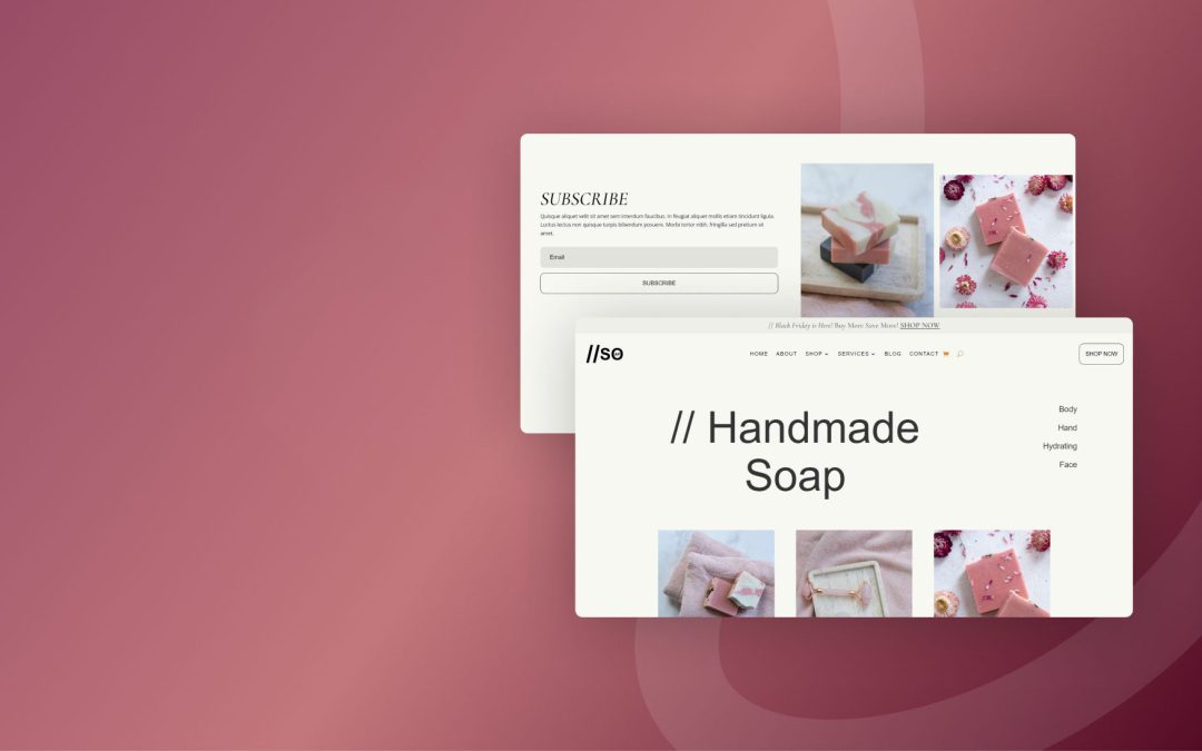 Header and Footer – Handmade Soap