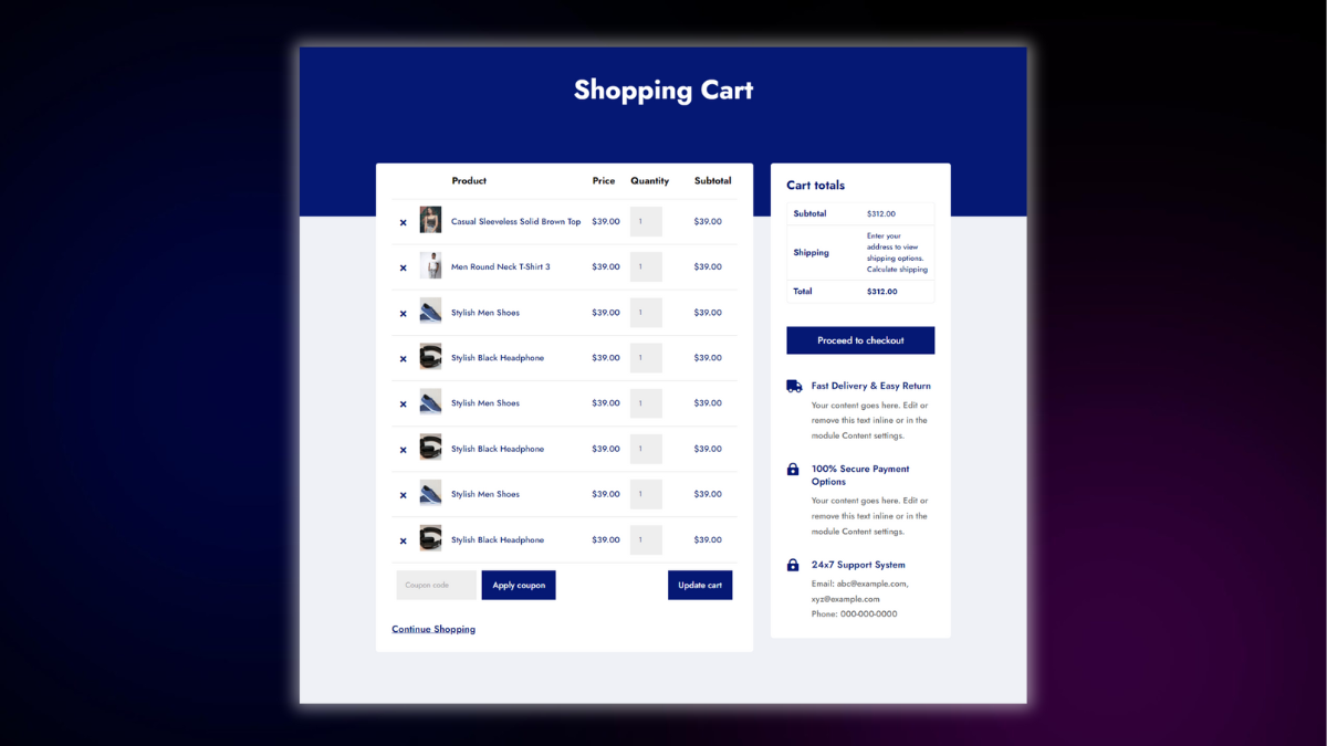 Cart – Cart Page 7