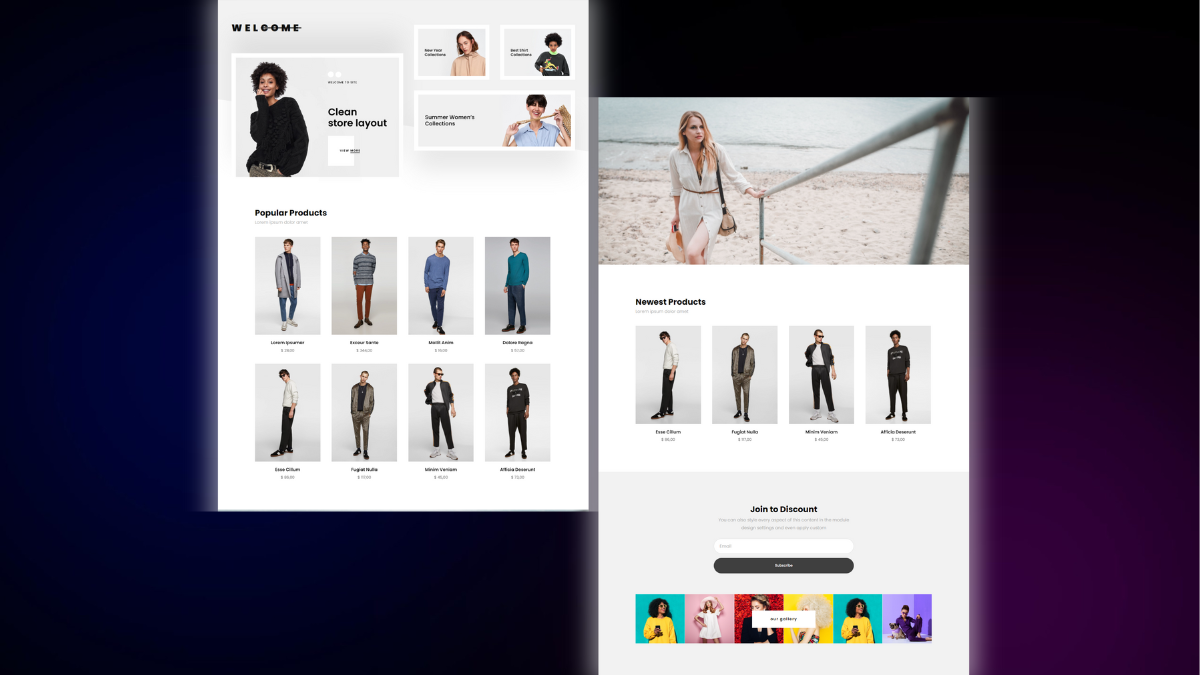 Home Page – Clean Shop