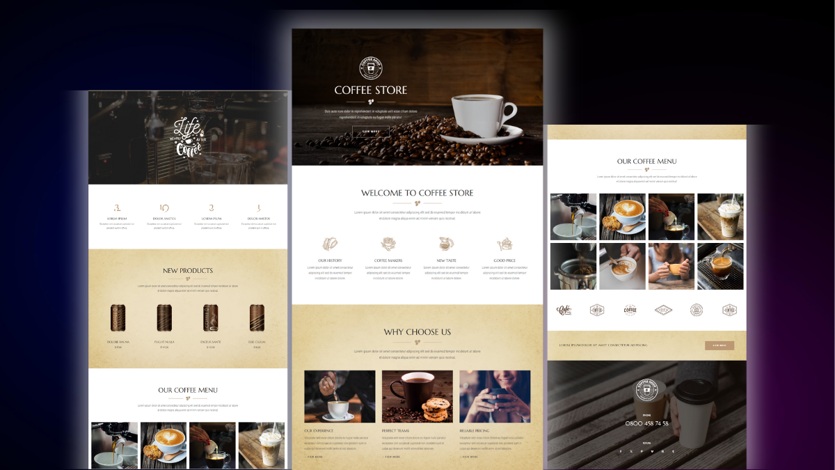 Home Page – Coffee Store