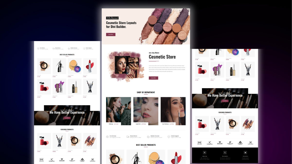 Home Page – Cosmetic Shop 3