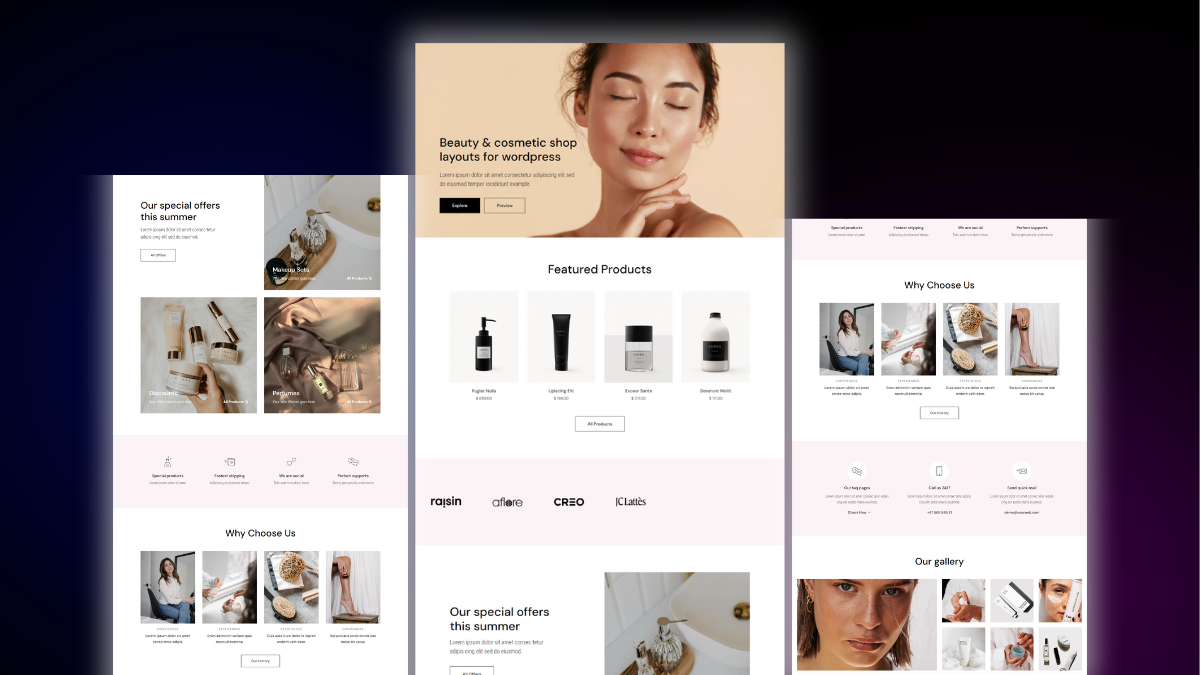 Home Page – Cosmetic Shop 5