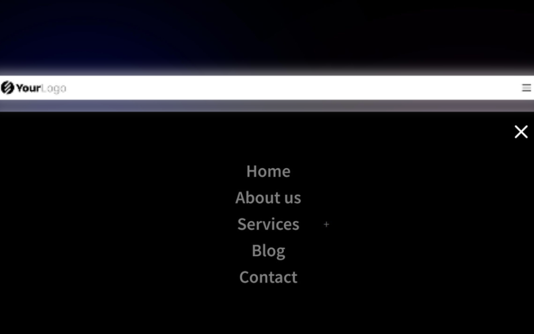 Header and Footer – Fullscreen Overlay Header 1