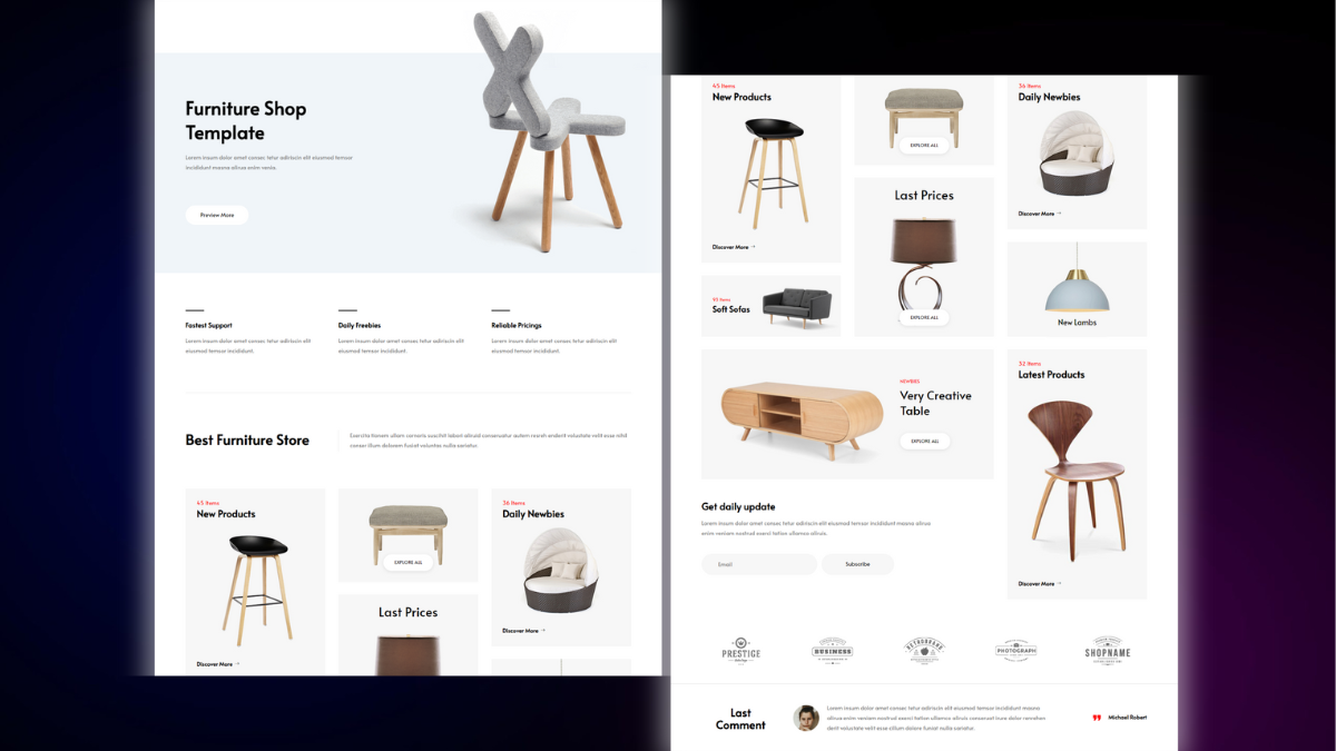 Home Page – Furniture Shop 3