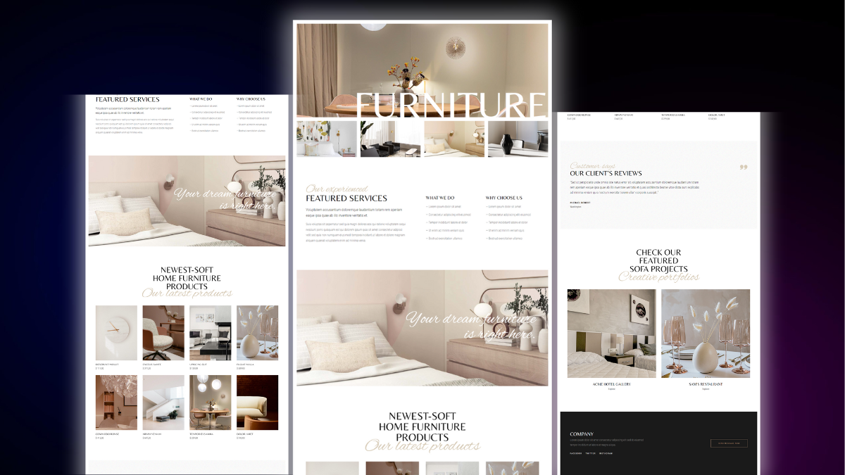 Home Page – Furniture Shop 5