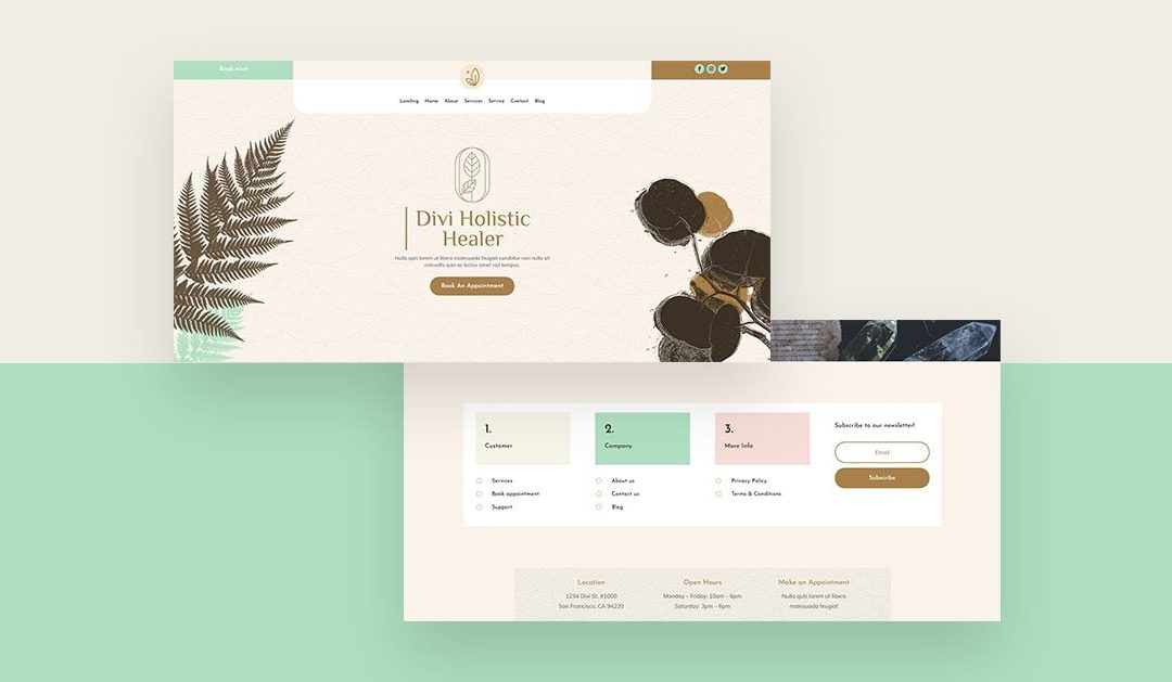 Header and Footer – Holistic Healer