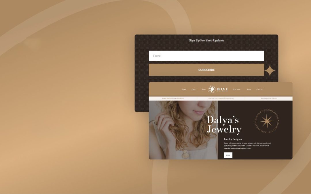 Header and Footer – Jewelry Designer