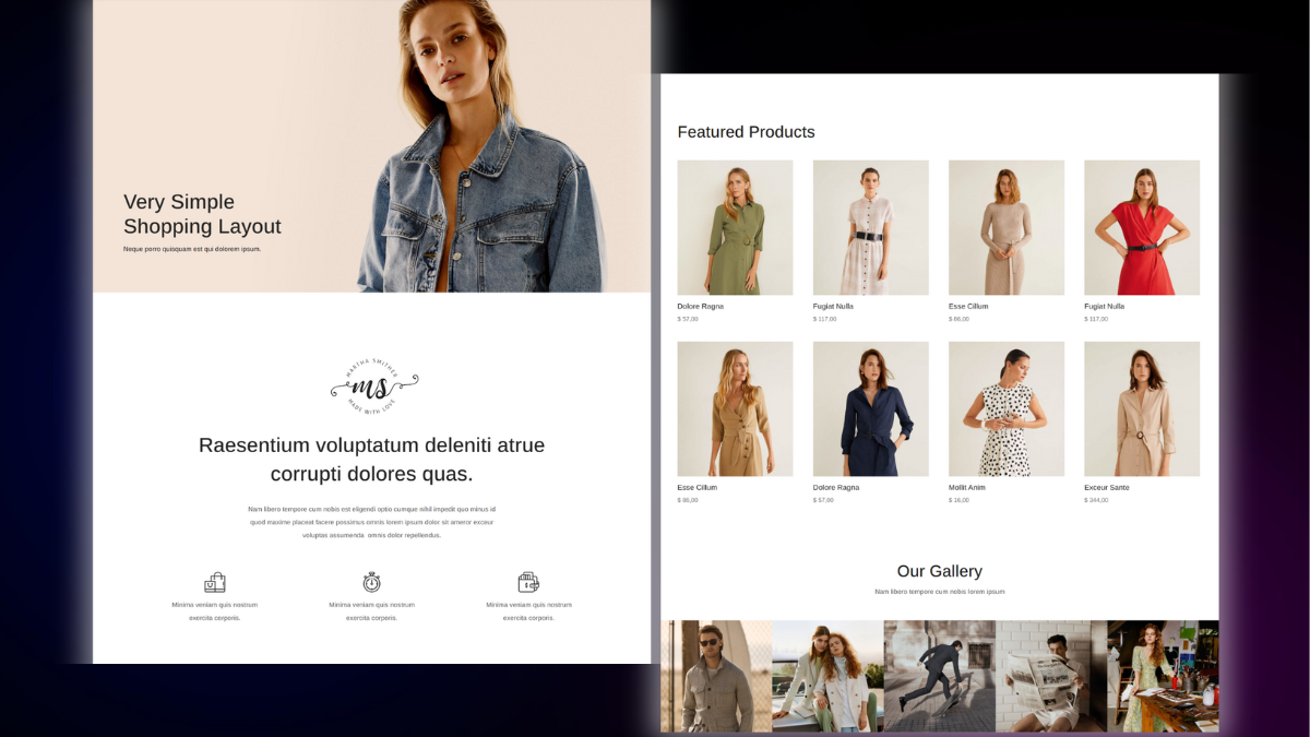 Home Page – Just Shop