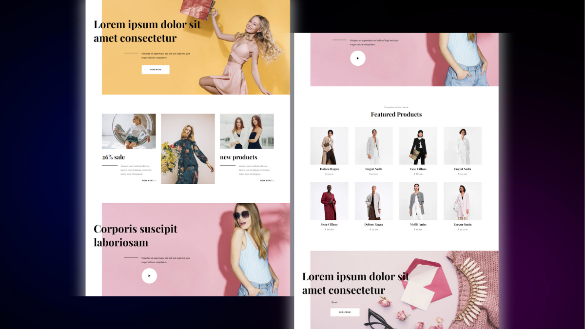 Home Page – Minimal Shop