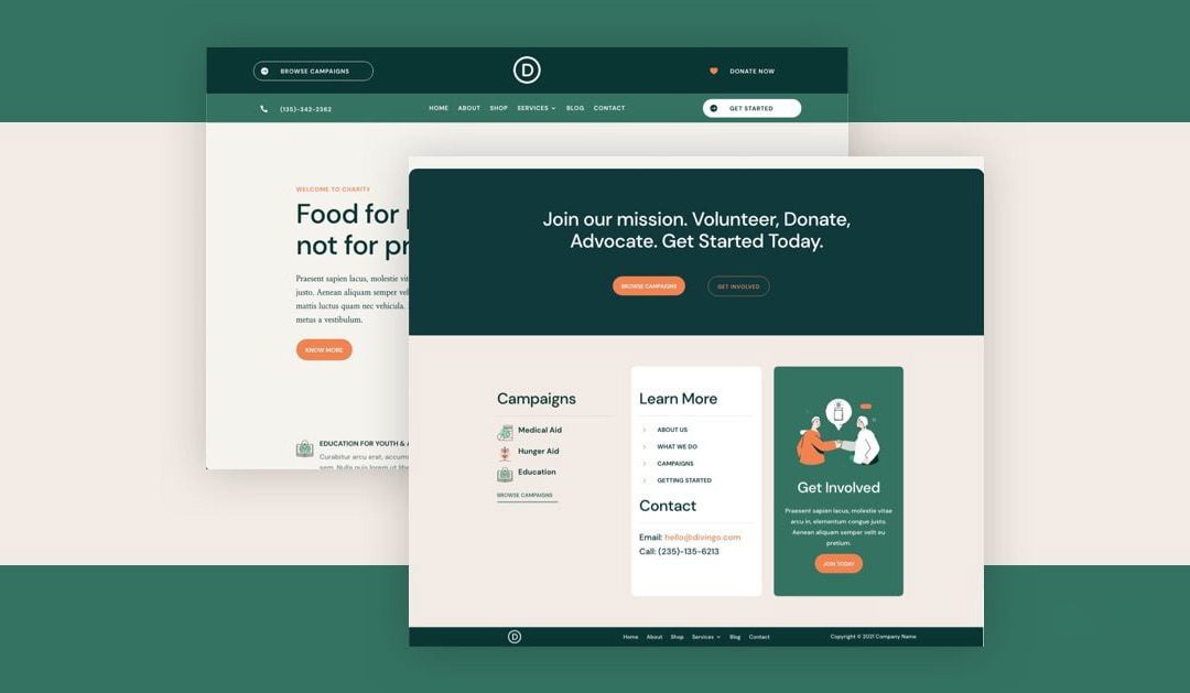 Header and Footer – NGO