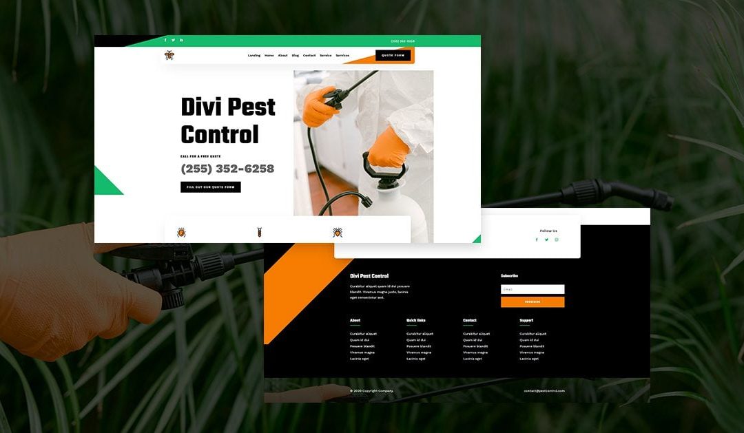 Header and Footer – Pest Control