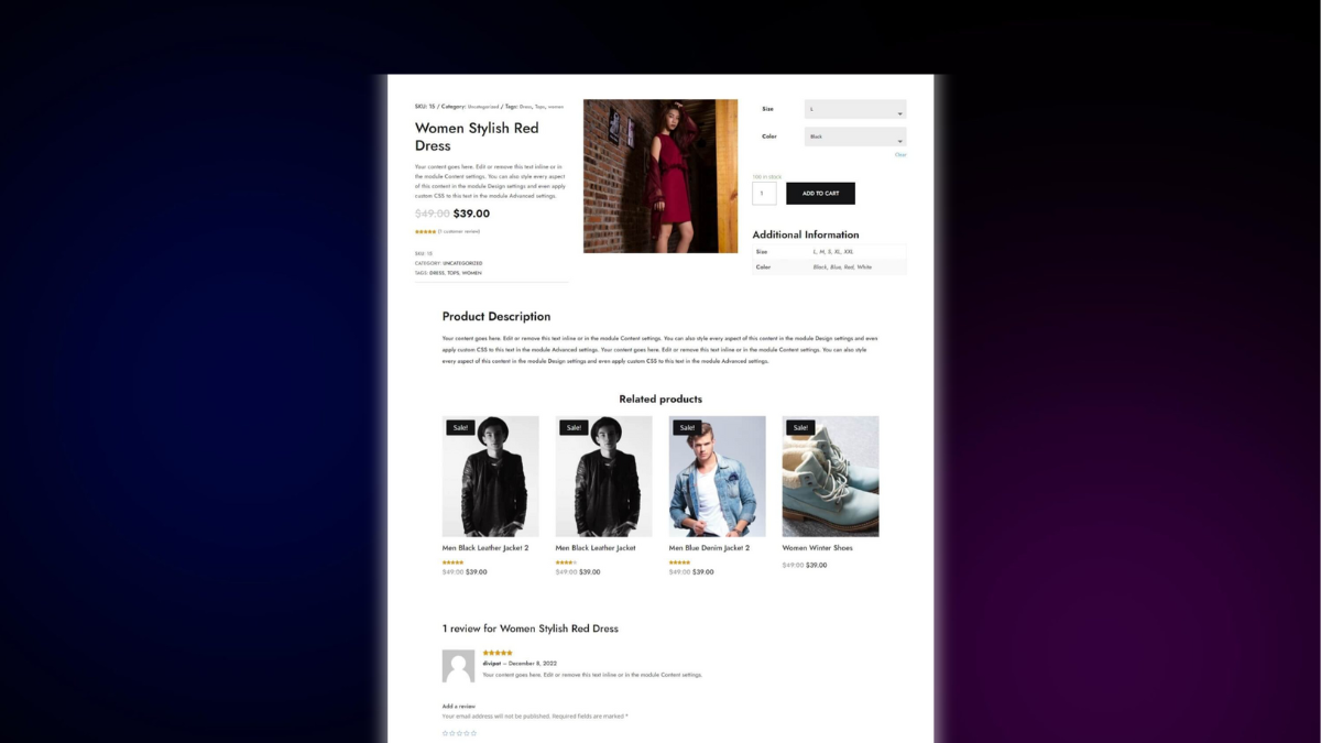 Product Pages – Product Page 15