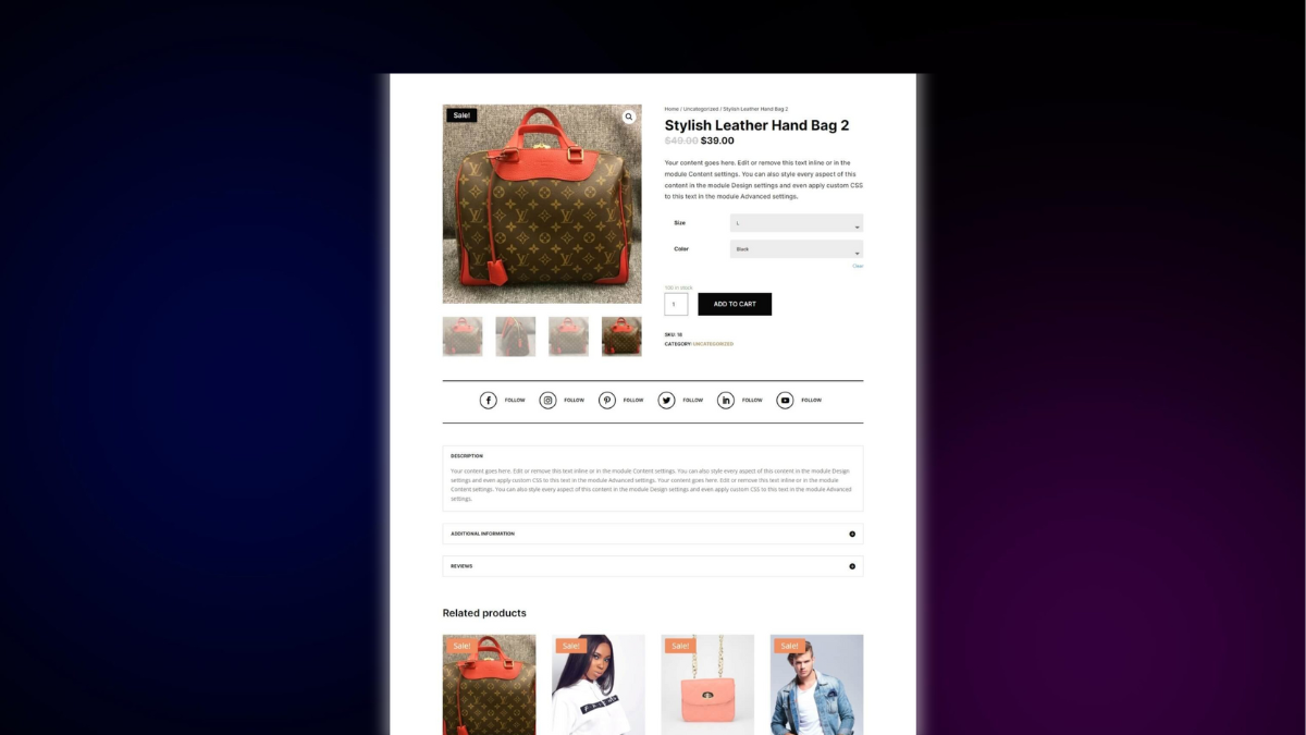 Product Pages – Product Page 18