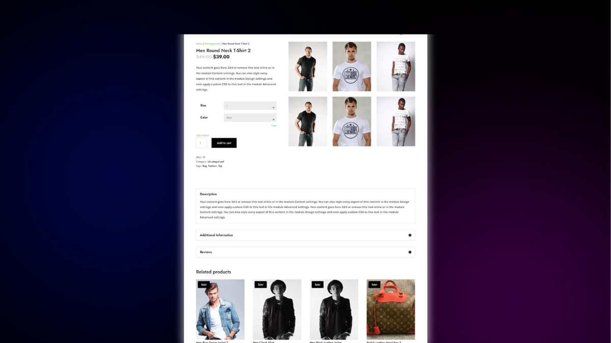 Product Pages – Product Page 19