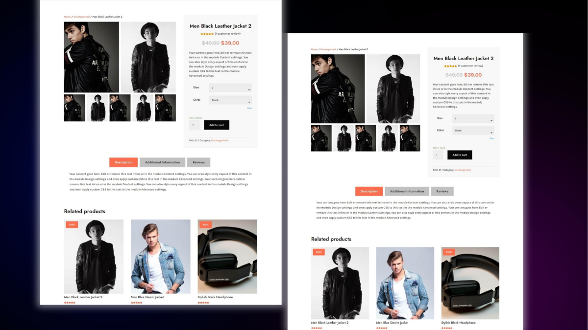 Product Pages – Product Page 21