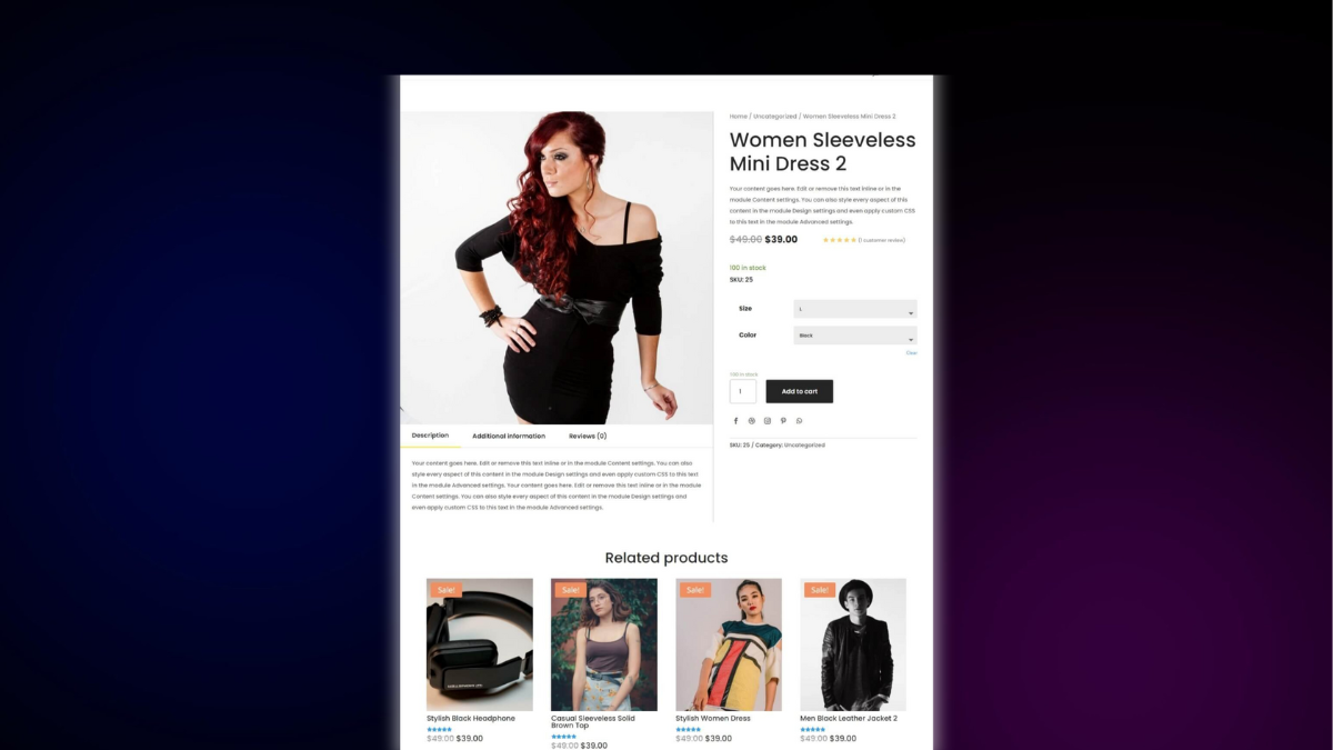 Product Pages – Product Page 25