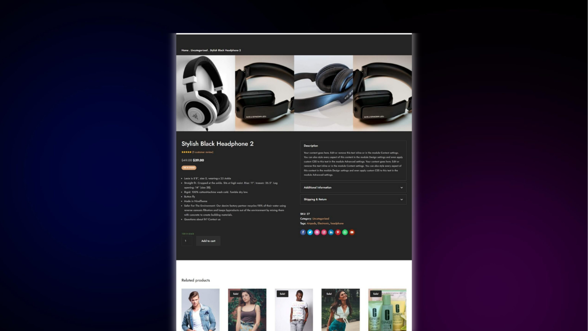 Product Pages – Product Page 27