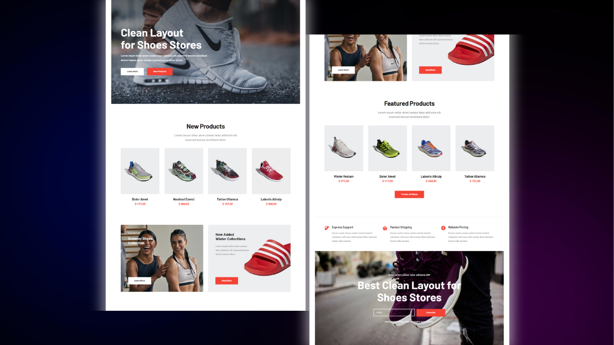 Home Page – Shoes Shop