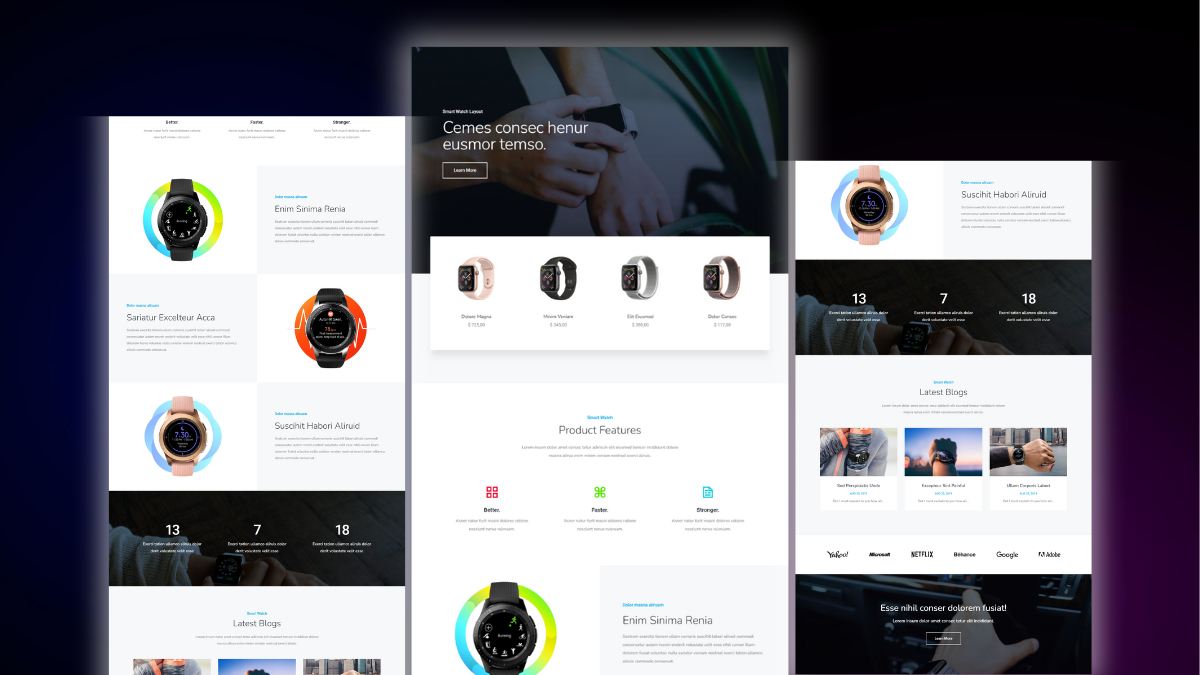 Home Page – Smart Watch